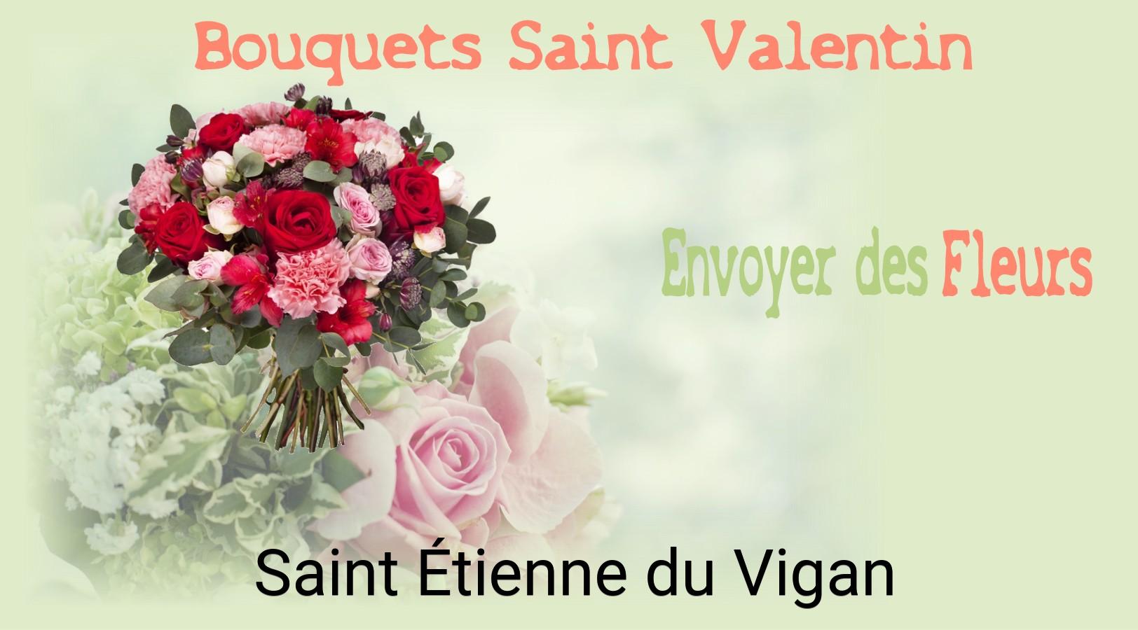 Roses de Saint-Valentin livrées à Saint-Étienne-du-Vigan